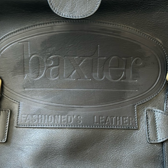 Baxter leather travel bag
